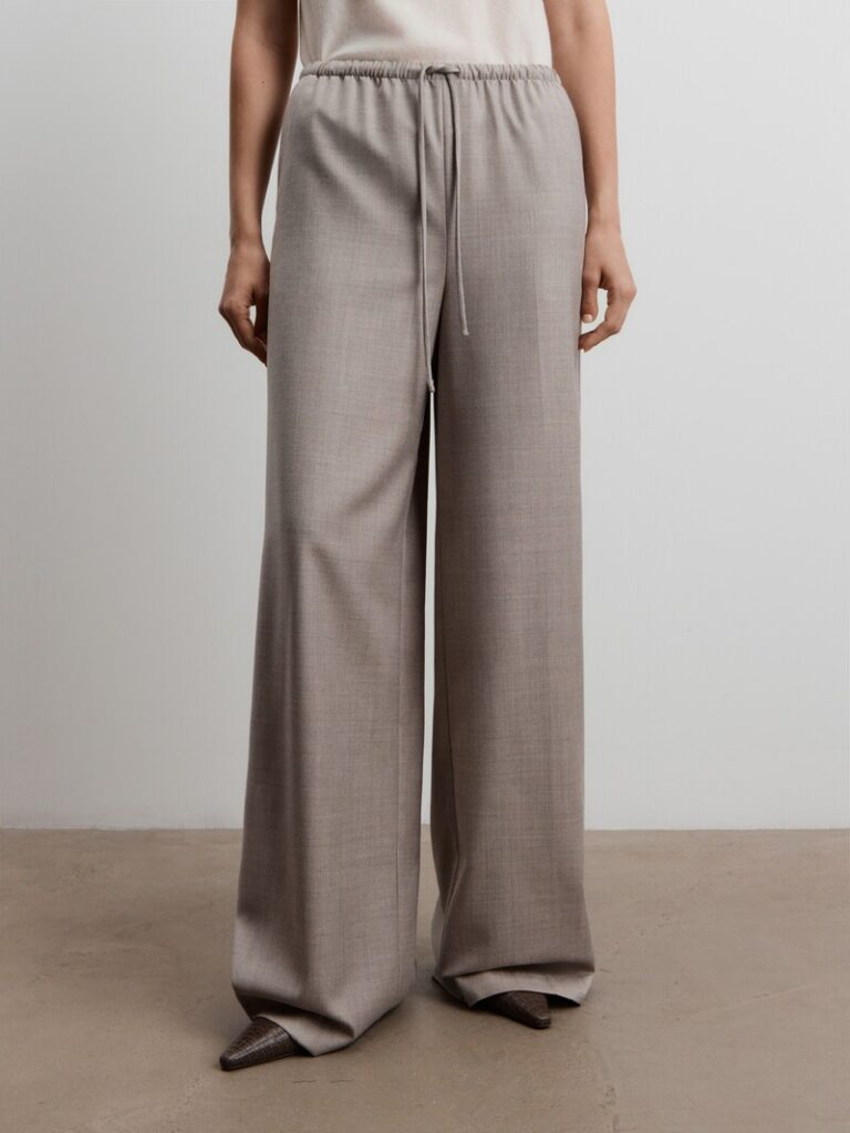 Брюки из тонкой шерсти