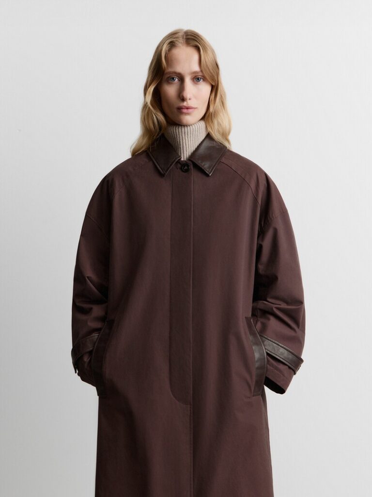 Плащ утепленный