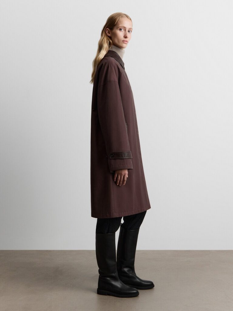 Плащ утепленный