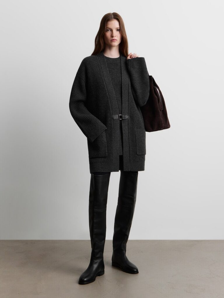 Кардиган из шерсти мериноса